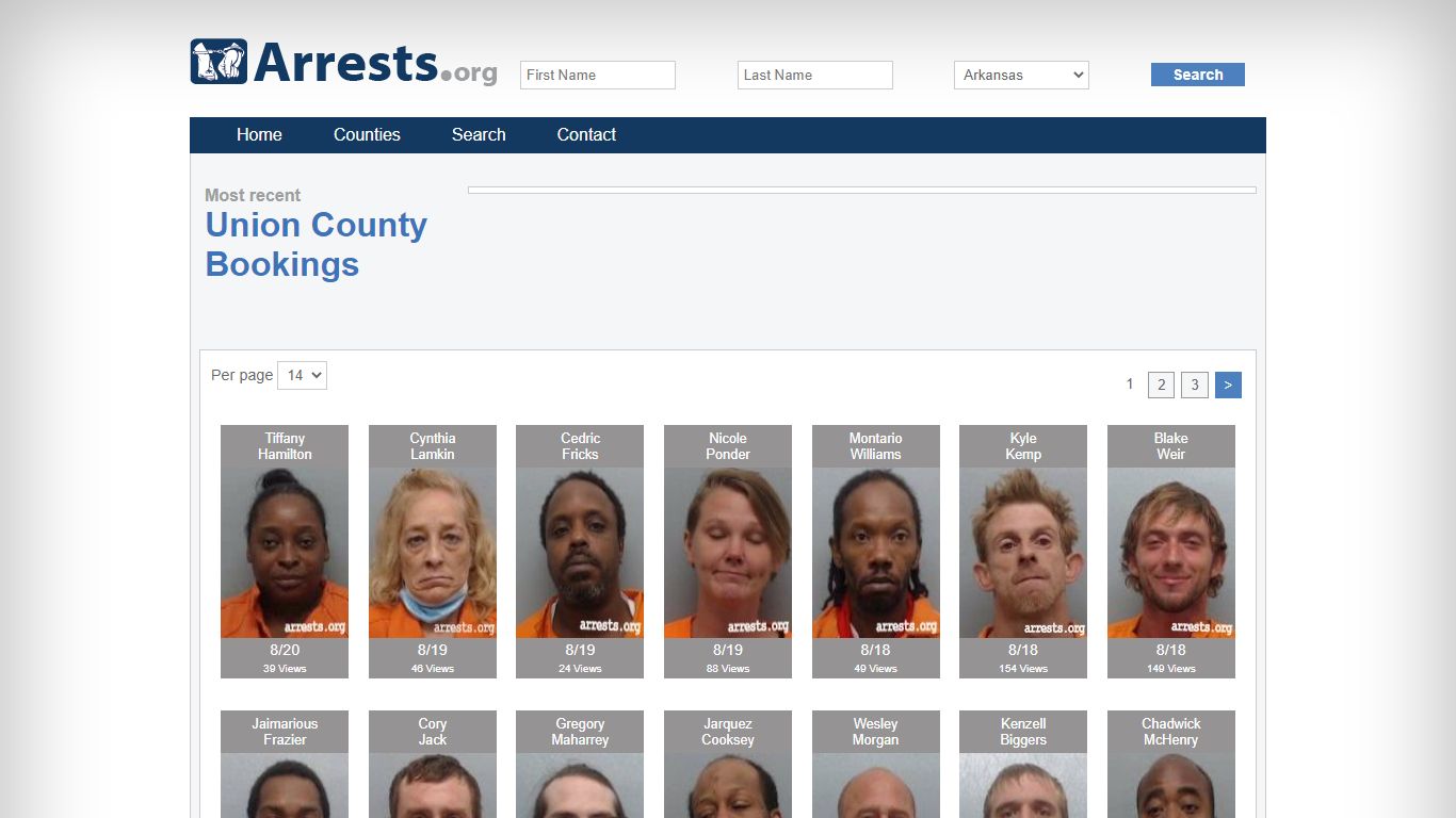 Union County Arrests and Inmate Search