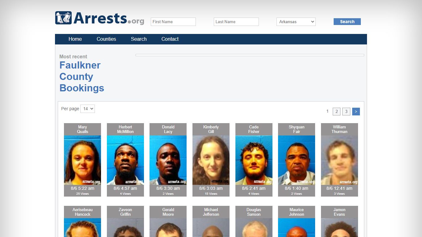 Arkansas Arrests and Inmate Search